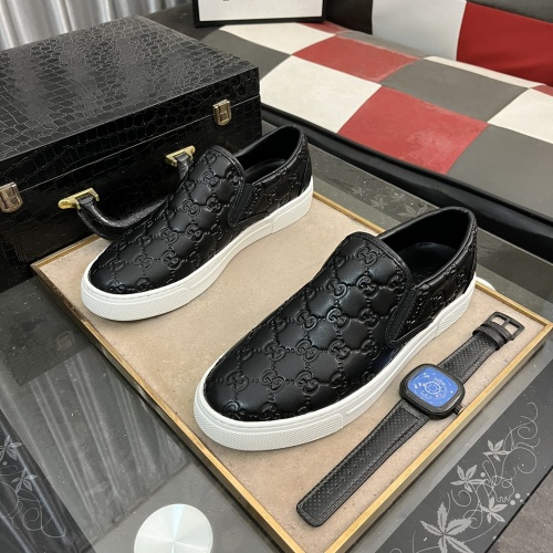 Cheap Gucci Casual Shoes For Men #1264810 Replica Wholesale [$80.00 USD] [ITEM#1264810] on Replica Gucci Casual Shoes