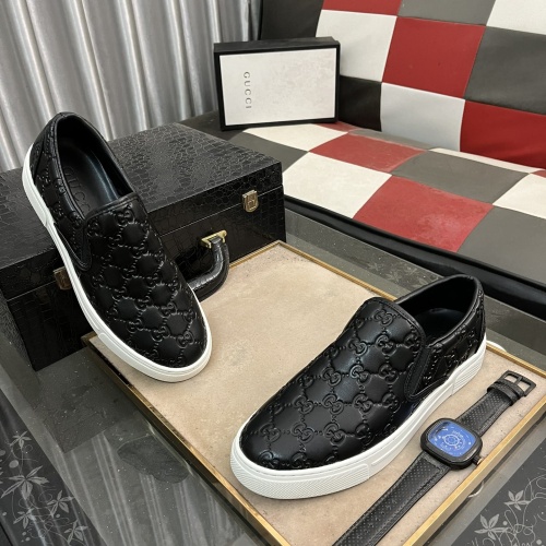 Cheap Gucci Casual Shoes For Men #1264810 Replica Wholesale [$80.00 USD] [ITEM#1264810] on Replica Gucci Casual Shoes