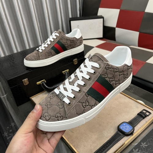 Cheap Gucci Casual Shoes For Men #1264812 Replica Wholesale [$80.00 USD] [ITEM#1264812] on Replica Gucci Casual Shoes