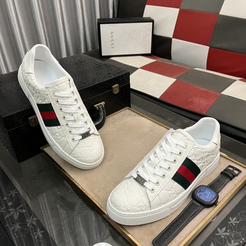 Cheap Gucci Casual Shoes For Men #1264815 Replica Wholesale [$80.00 USD] [ITEM#1264815] on Replica Gucci Casual Shoes