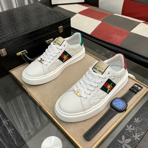 Cheap Gucci Casual Shoes For Men #1264823 Replica Wholesale [$76.00 USD] [ITEM#1264823] on Replica Gucci Casual Shoes