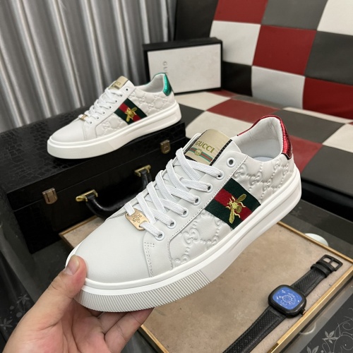 Cheap Gucci Casual Shoes For Men #1264823 Replica Wholesale [$76.00 USD] [ITEM#1264823] on Replica Gucci Casual Shoes