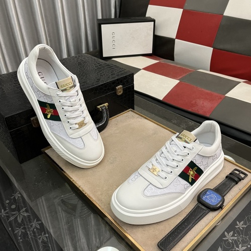 Cheap Gucci Casual Shoes For Men #1264827 Replica Wholesale [$76.00 USD] [ITEM#1264827] on Replica Gucci Casual Shoes