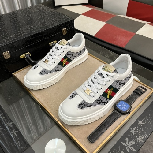 Cheap Gucci Casual Shoes For Men #1264829 Replica Wholesale [$76.00 USD] [ITEM#1264829] on Replica Gucci Casual Shoes