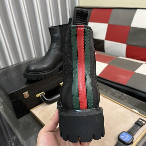 Cheap Gucci Boots For Men #1264842 Replica Wholesale [$102.00 USD] [ITEM#1264842] on Replica Gucci Boots