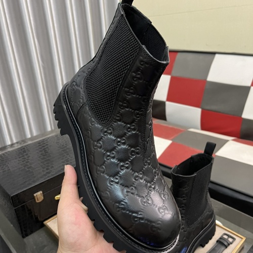 Cheap Gucci Boots For Men #1264846 Replica Wholesale [$102.00 USD] [ITEM#1264846] on Replica Gucci Boots