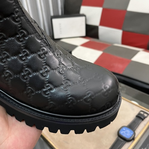 Cheap Gucci Boots For Men #1264846 Replica Wholesale [$102.00 USD] [ITEM#1264846] on Replica Gucci Boots