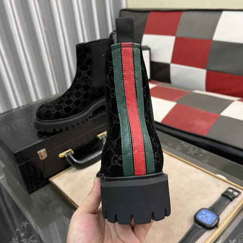 Cheap Gucci Boots For Men #1264847 Replica Wholesale [$102.00 USD] [ITEM#1264847] on Replica Gucci Boots