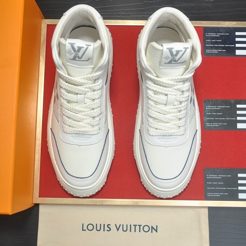 Cheap Louis Vuitton High Tops Shoes For Men #1264980 Replica Wholesale [$108.00 USD] [ITEM#1264980] on Replica Louis Vuitton High Tops Shoes