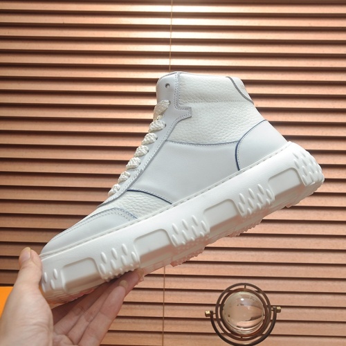 Cheap Louis Vuitton High Tops Shoes For Men #1264980 Replica Wholesale [$108.00 USD] [ITEM#1264980] on Replica Louis Vuitton High Tops Shoes