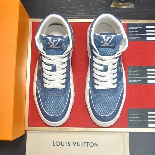 Cheap Louis Vuitton High Tops Shoes For Men #1264981 Replica Wholesale [$108.00 USD] [ITEM#1264981] on Replica Louis Vuitton High Tops Shoes