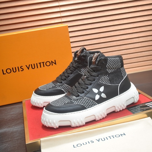 Cheap Louis Vuitton High Tops Shoes For Men #1264982 Replica Wholesale [$108.00 USD] [ITEM#1264982] on Replica Louis Vuitton High Tops Shoes