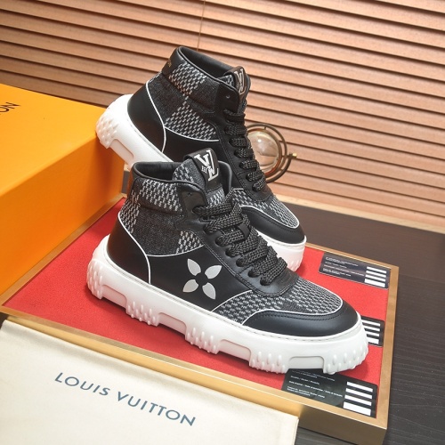 Cheap Louis Vuitton High Tops Shoes For Men #1264982 Replica Wholesale [$108.00 USD] [ITEM#1264982] on Replica Louis Vuitton High Tops Shoes