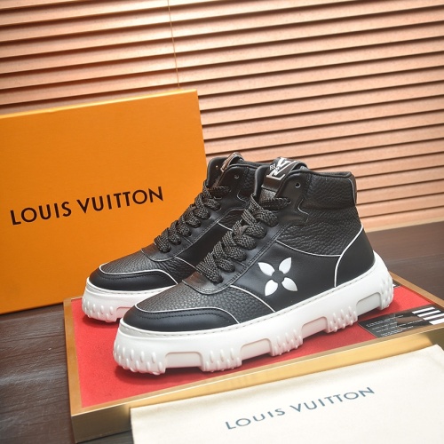 Cheap Louis Vuitton High Tops Shoes For Men #1264983 Replica Wholesale [$108.00 USD] [ITEM#1264983] on Replica Louis Vuitton High Tops Shoes