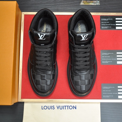 Cheap Louis Vuitton High Tops Shoes For Men #1264986 Replica Wholesale [$88.00 USD] [ITEM#1264986] on Replica Louis Vuitton High Tops Shoes