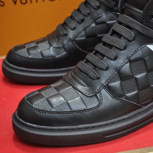 Cheap Louis Vuitton High Tops Shoes For Men #1264986 Replica Wholesale [$88.00 USD] [ITEM#1264986] on Replica Louis Vuitton High Tops Shoes