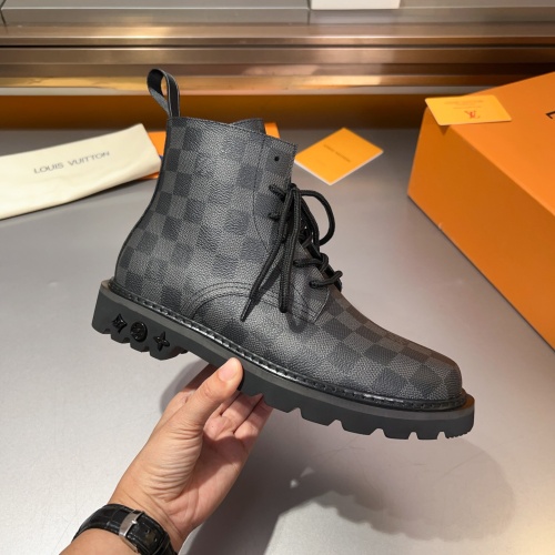 Cheap Louis Vuitton Boots For Men #1264989 Replica Wholesale [$145.00 USD] [ITEM#1264989] on Replica Louis Vuitton Boots