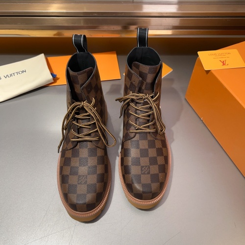 Cheap Louis Vuitton Boots For Men #1264990 Replica Wholesale [$145.00 USD] [ITEM#1264990] on Replica Louis Vuitton Boots