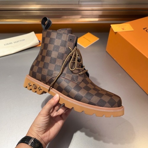 Cheap Louis Vuitton Boots For Men #1264990 Replica Wholesale [$145.00 USD] [ITEM#1264990] on Replica Louis Vuitton Boots