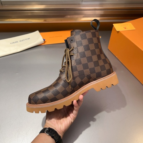 Cheap Louis Vuitton Boots For Men #1264990 Replica Wholesale [$145.00 USD] [ITEM#1264990] on Replica Louis Vuitton Boots