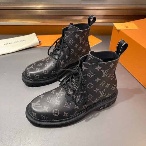 Cheap Louis Vuitton Boots For Men #1264991 Replica Wholesale [$145.00 USD] [ITEM#1264991] on Replica Louis Vuitton Boots