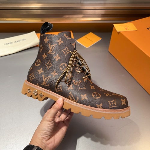 Cheap Louis Vuitton Boots For Men #1264992 Replica Wholesale [$145.00 USD] [ITEM#1264992] on Replica Louis Vuitton Boots