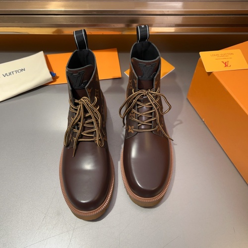 Cheap Louis Vuitton Boots For Men #1264994 Replica Wholesale [$145.00 USD] [ITEM#1264994] on Replica Louis Vuitton Boots