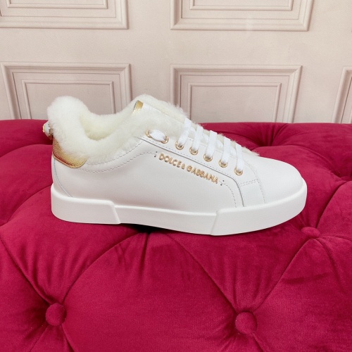 Cheap Dolce &amp; Gabbana D&amp;G Casual Shoes For Women #1265075 Replica Wholesale [$105.00 USD] [ITEM#1265075] on Replica Dolce &amp; Gabbana D&amp;G Casual Shoes