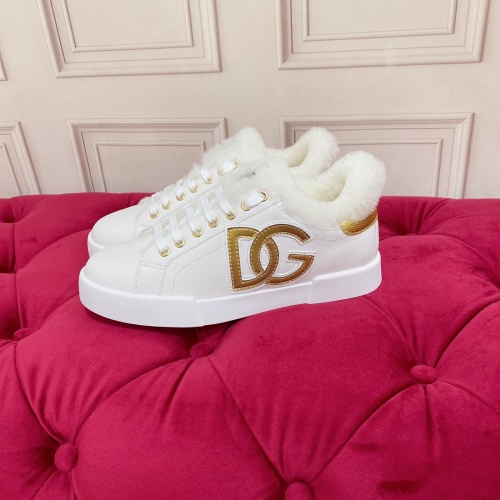 Cheap Dolce &amp; Gabbana D&amp;G Casual Shoes For Women #1265081 Replica Wholesale [$108.00 USD] [ITEM#1265081] on Replica Dolce &amp; Gabbana D&amp;G Casual Shoes