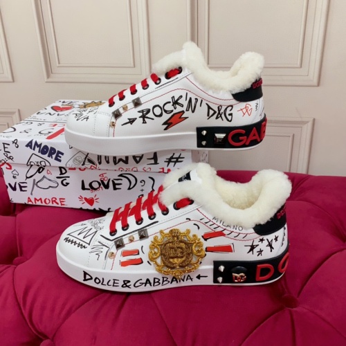 Cheap Dolce &amp; Gabbana D&amp;G Casual Shoes For Men #1265104 Replica Wholesale [$122.00 USD] [ITEM#1265104] on Replica Dolce &amp; Gabbana D&amp;G Casual Shoes