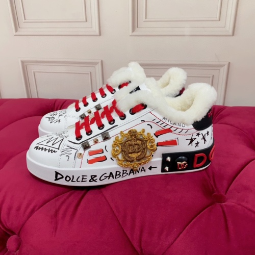 Cheap Dolce &amp; Gabbana D&amp;G Casual Shoes For Women #1265105 Replica Wholesale [$122.00 USD] [ITEM#1265105] on Replica Dolce &amp; Gabbana D&amp;G Casual Shoes