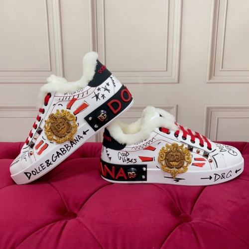 Cheap Dolce &amp; Gabbana D&amp;G Casual Shoes For Women #1265105 Replica Wholesale [$122.00 USD] [ITEM#1265105] on Replica Dolce &amp; Gabbana D&amp;G Casual Shoes