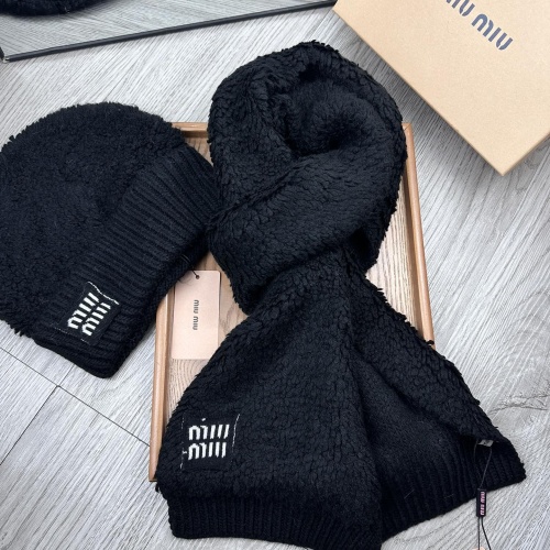 Cheap MIU MIU Hat and Scarf Set #1265118 Replica Wholesale [$52.00 USD] [ITEM#1265118] on Replica MIU MIU Hat and Scarf and Glove Set