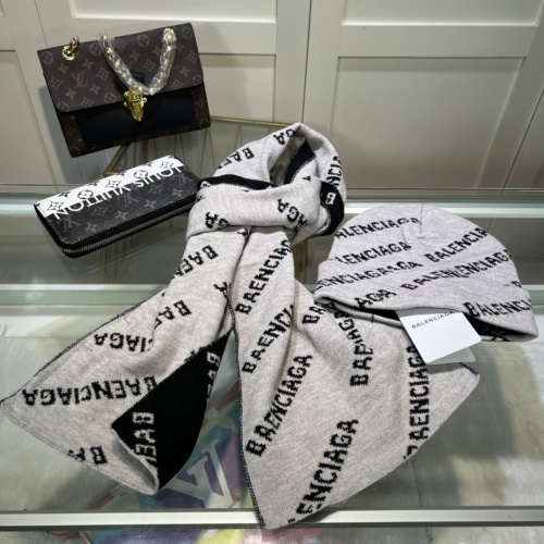 Cheap Balenciaga Hat and Scarf Set #1265126 Replica Wholesale [$45.00 USD] [ITEM#1265126] on Replica Balenciaga Hat and Scarf and Glove Set