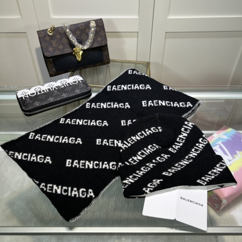 Cheap Balenciaga Hat and Scarf Set #1265131 Replica Wholesale [$45.00 USD] [ITEM#1265131] on Replica Balenciaga Hat and Scarf and Glove Set