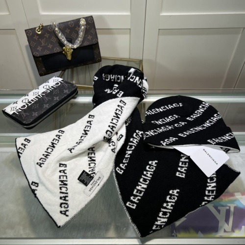 Cheap Balenciaga Hat and Scarf Set #1265131 Replica Wholesale [$45.00 USD] [ITEM#1265131] on Replica Balenciaga Hat and Scarf and Glove Set