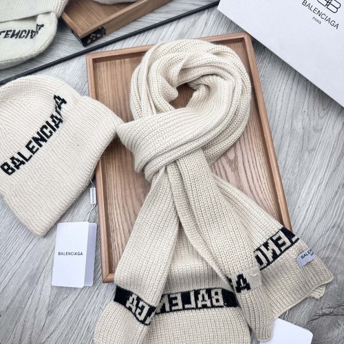 Cheap Balenciaga Hat and Scarf Set #1265133 Replica Wholesale [$48.00 USD] [ITEM#1265133] on Replica Balenciaga Hat and Scarf and Glove Set