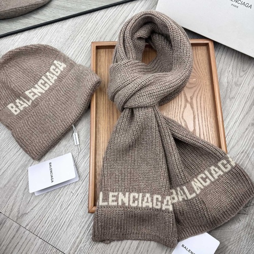 Cheap Balenciaga Hat and Scarf Set #1265134 Replica Wholesale [$48.00 USD] [ITEM#1265134] on Replica Balenciaga Hat and Scarf and Glove Set