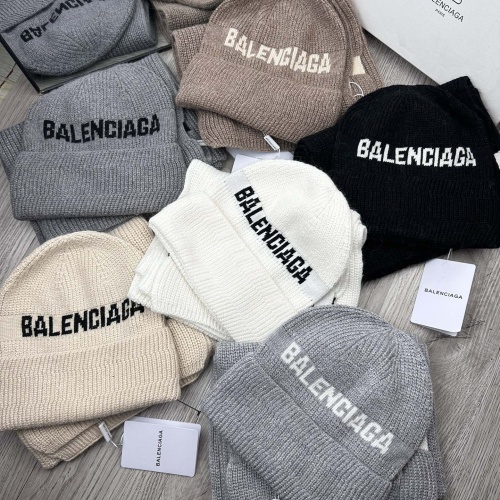 Cheap Balenciaga Hat and Scarf Set #1265134 Replica Wholesale [$48.00 USD] [ITEM#1265134] on Replica Balenciaga Hat and Scarf and Glove Set