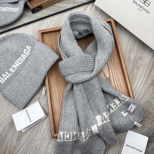 Cheap Balenciaga Hat and Scarf Set #1265136 Replica Wholesale [$48.00 USD] [ITEM#1265136] on Replica Balenciaga Hat and Scarf and Glove Set