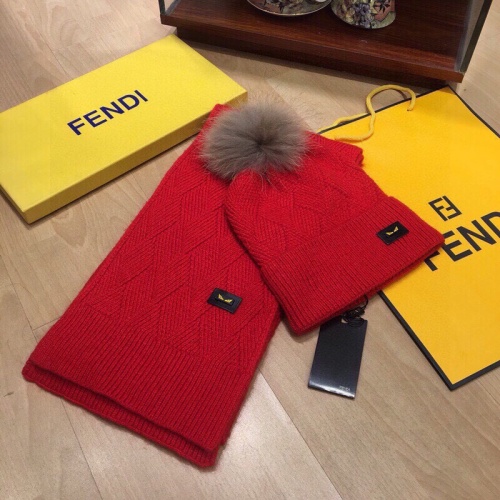 Cheap Fendi Hat and Scarf Set #1265145 Replica Wholesale [$52.00 USD] [ITEM#1265145] on Replica Fendi Hat and Scarf and Glove Set