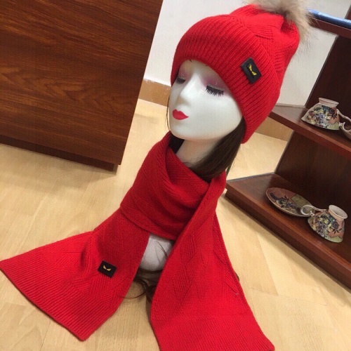 Cheap Fendi Hat and Scarf Set #1265145 Replica Wholesale [$52.00 USD] [ITEM#1265145] on Replica Fendi Hat and Scarf and Glove Set