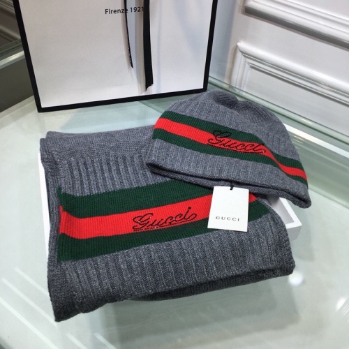 Cheap Gucci Hat and Scarf Set #1265165 Replica Wholesale [$52.00 USD] [ITEM#1265165] on Replica Gucci Hat and Scarf and Glove Set