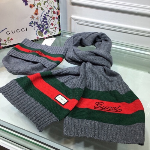 Cheap Gucci Hat and Scarf Set #1265165 Replica Wholesale [$52.00 USD] [ITEM#1265165] on Replica Gucci Hat and Scarf and Glove Set