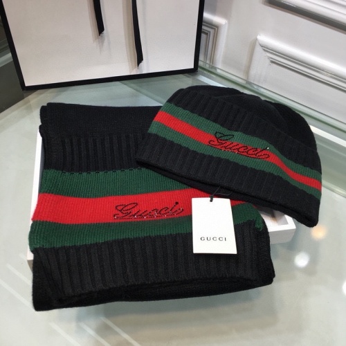 Cheap Gucci Hat and Scarf Set #1265166 Replica Wholesale [$52.00 USD] [ITEM#1265166] on Replica Gucci Hat and Scarf and Glove Set