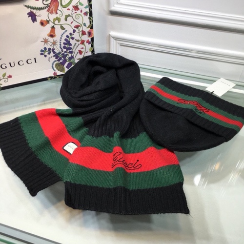 Cheap Gucci Hat and Scarf Set #1265166 Replica Wholesale [$52.00 USD] [ITEM#1265166] on Replica Gucci Hat and Scarf and Glove Set