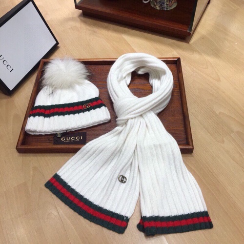 Cheap Gucci Hat and Scarf Set #1265167 Replica Wholesale [$52.00 USD] [ITEM#1265167] on Replica Gucci Hat and Scarf and Glove Set