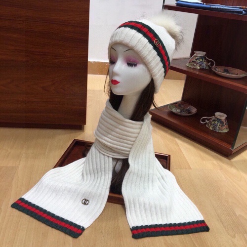 Cheap Gucci Hat and Scarf Set #1265167 Replica Wholesale [$52.00 USD] [ITEM#1265167] on Replica Gucci Hat and Scarf and Glove Set