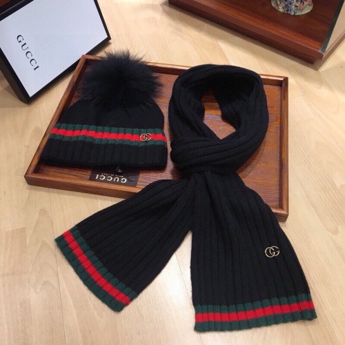 Cheap Gucci Hat and Scarf Set #1265169 Replica Wholesale [$52.00 USD] [ITEM#1265169] on Replica Gucci Hat and Scarf and Glove Set