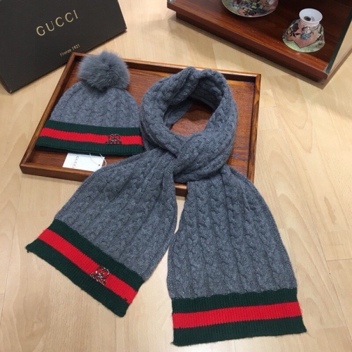 Cheap Gucci Hat and Scarf Set #1265173 Replica Wholesale [$56.00 USD] [ITEM#1265173] on Replica Gucci Hat and Scarf and Glove Set